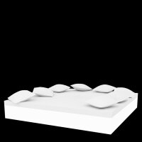Beleuchtetes Tagesbett mit Kissen JUT 240x240