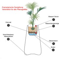 Beleuchtetes Pflanzgefäß FAZ POT 61