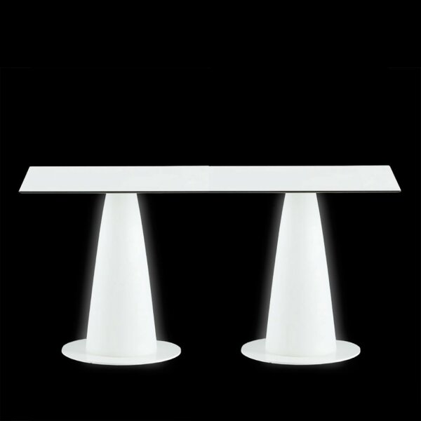 Beleuchteter Tisch HOPLÁ rechteckig