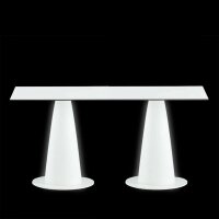 Beleuchteter Tisch HOPLÁ rechteckig